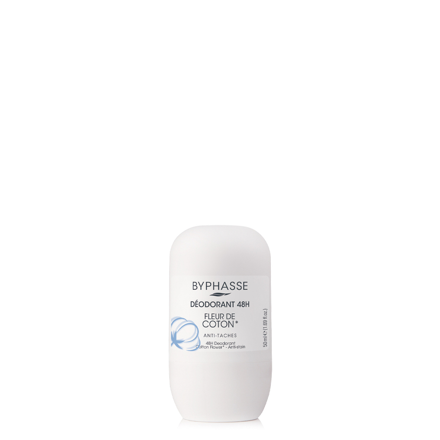 Byphasse 24H Roll-ON női dezodor pamutvirággal (50ml)
