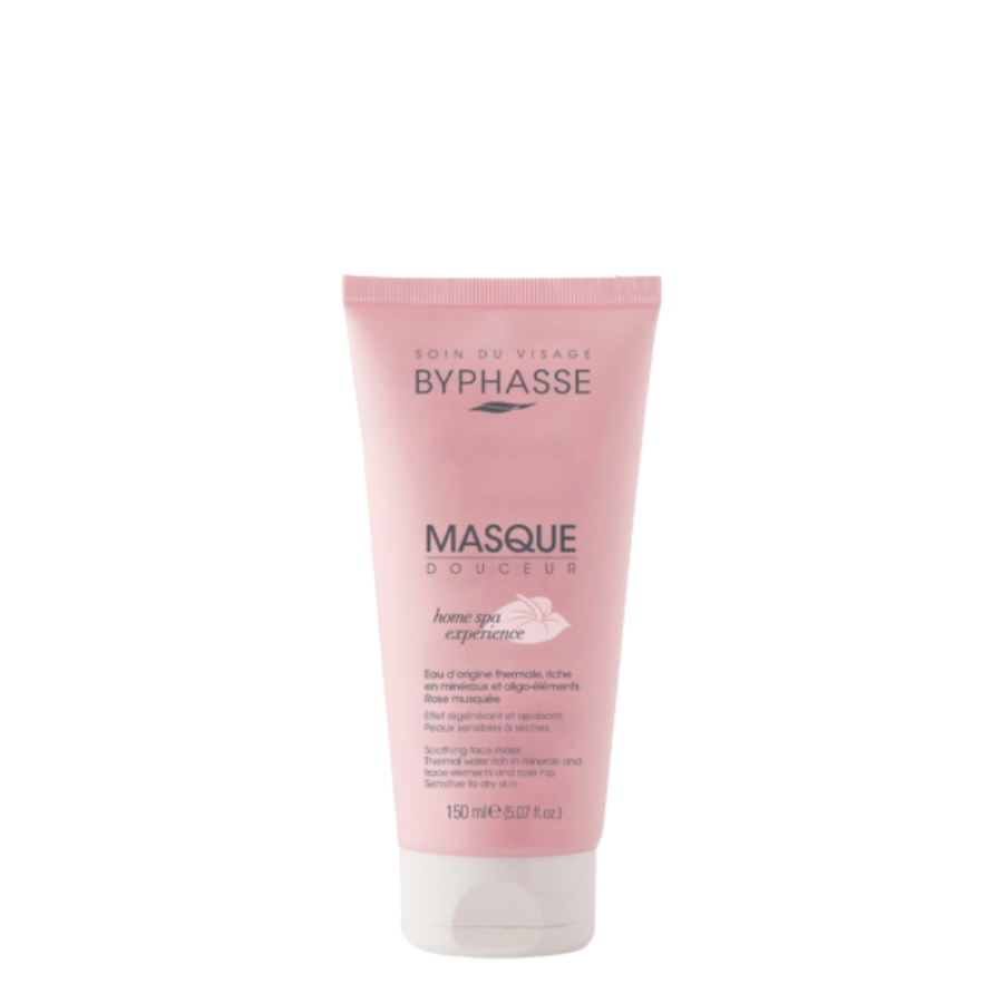 Byphasse Home Spa Experience nyugtató arcmaszk érzékeny és száraz bőrre (150 ml)