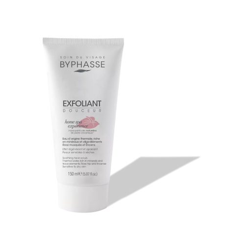 Byphasse Home Spa Experience nyugtató arcradír száraz és érzékeny bőrre 150ml