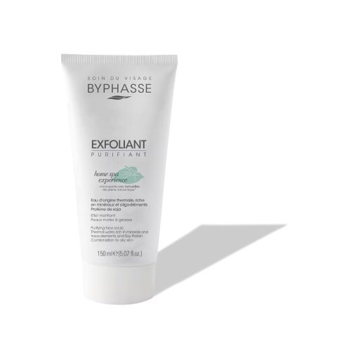 Byphasse Home Spa Experience tisztító arcradír zsíros és kombinált bőrre 150ml