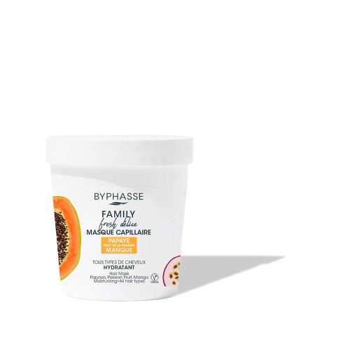 Byphasse Family Fresh Delice hajmaszk minden hajtípusra - Papaya, Maracuja, Mango 250ml