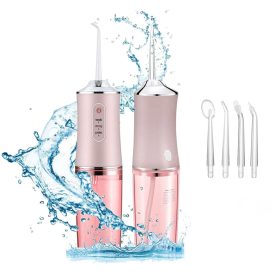   6886 vezeték nélküli szájzuhany 3 fokozattal, 4 különböző fúvókával - pink 1db