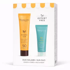 thalgo-sun-duo-napvedo-csomag-spf50-fenyvedo-50ml-napozas-utani-husito-tej-30ml