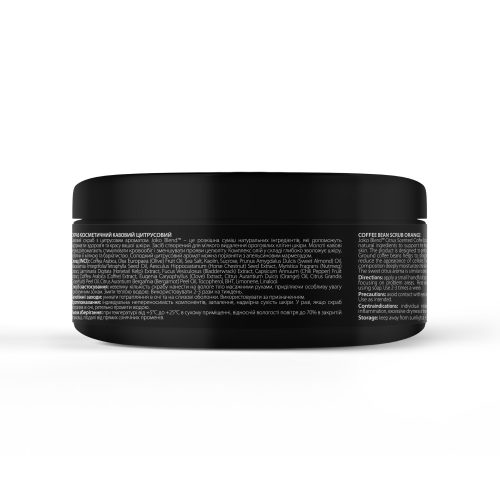 Joko Blend coffee bean scrub - kávés testradír - narancs 200g