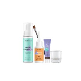   JolyLab Professzionális Otthoni Szemöldök- és Szempillafestő Szett - sötét barna 1db