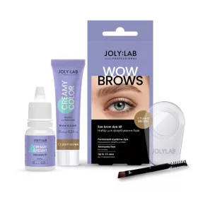   JolyLab Wow Brows otthoni szemöldökfestő szett - sötét szőke 1db