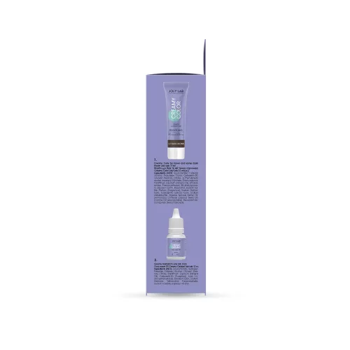 JolyLab Wow Brows otthoni szemöldökfestő szett - sötét barna 1db