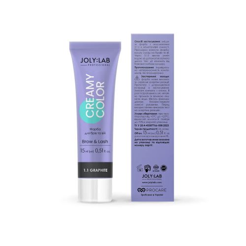 JolyLab Professzionális szemöldökfesték és szempillafesték graphit/grafit 15ml