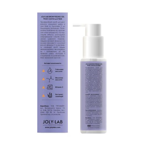 JolyLab Professzionális szemöldök peeling gél 100ml