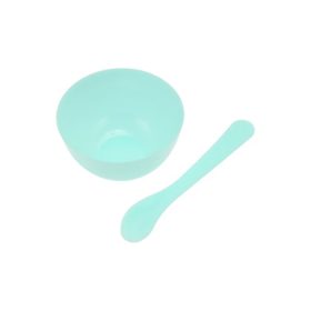 Keverőtál arcmaszkhoz spatulával - green 1db